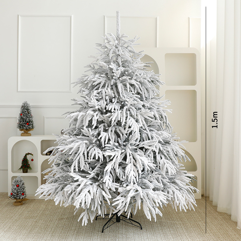 Amazon gran PE puro árbol de Navidad automático DIY decoración de Navidad decoración de decoración