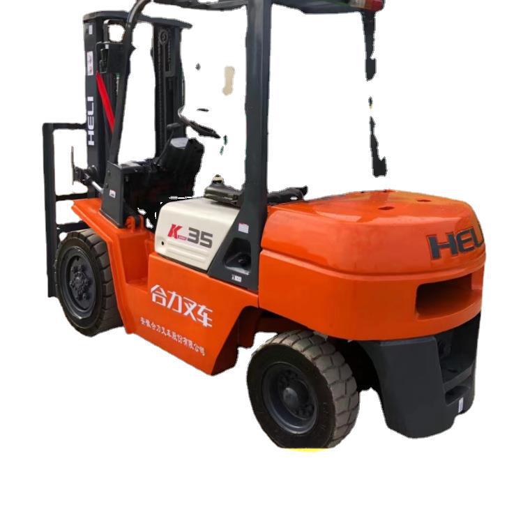 2024 Exportación de comercio exterior de segunda mano 3 toneladas de carretilla elevadora de fuerza resultante elevada 4 metros pórtico