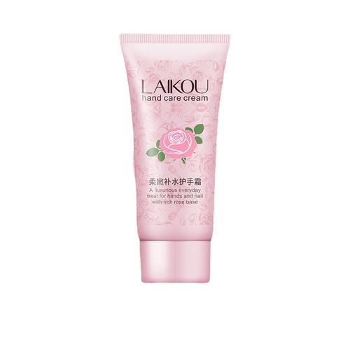 Laiko brand rose hand cream wholesale 60g skin care products manufacturer hydrating moisturizing rejuvenating autumn and winter hand cream