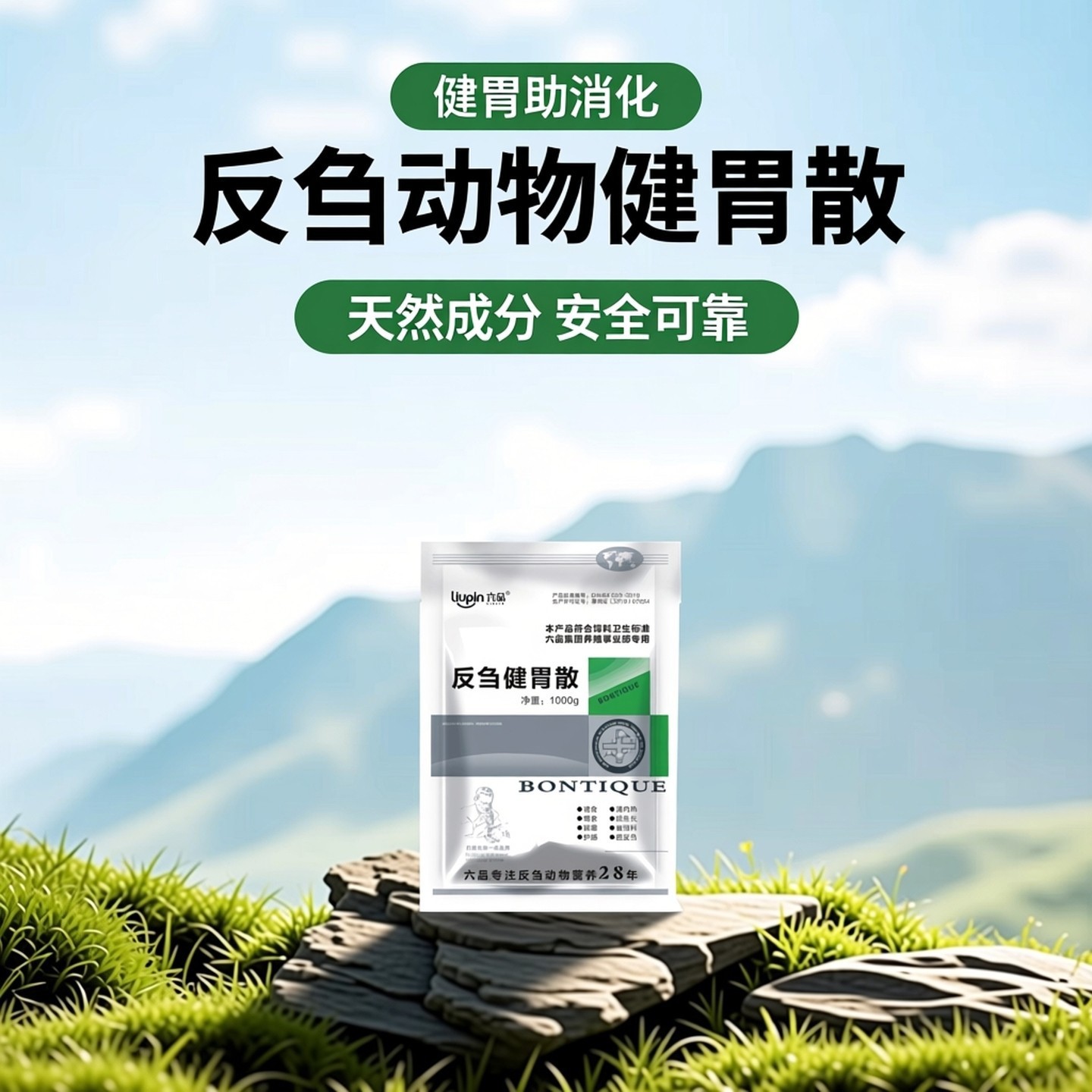 反刍健胃散批发六品饲料添加剂牛羊马驴骆驼动物级兽用级高含量