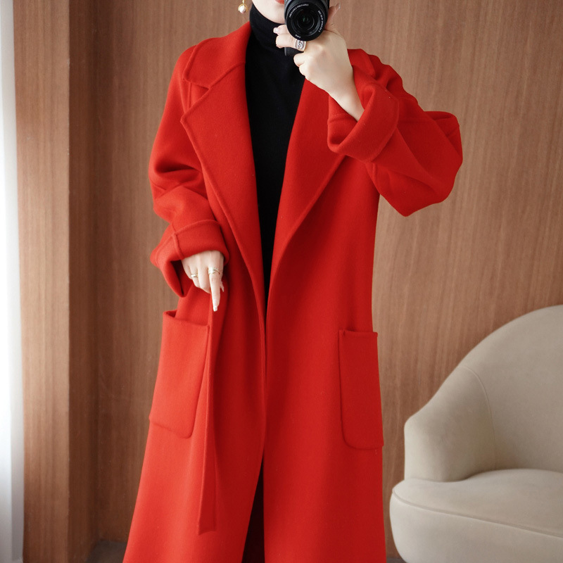 빅 레드 럭셔리 하이엔드 롱 스타일