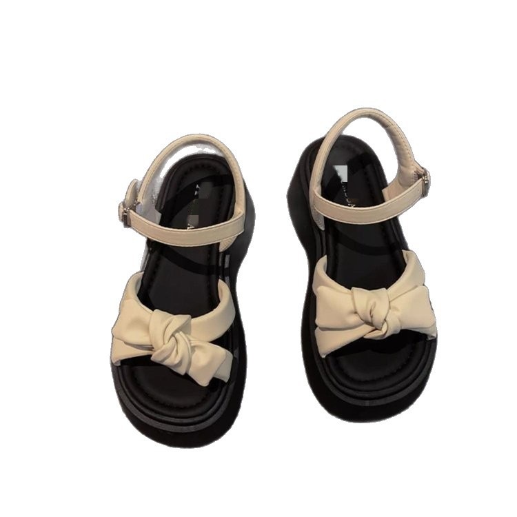 Sandalias de altura de arco para mujeres con suela gruesa hombre pequeño verano de 2026 nuevo estilo universal muffins mujeres romanas