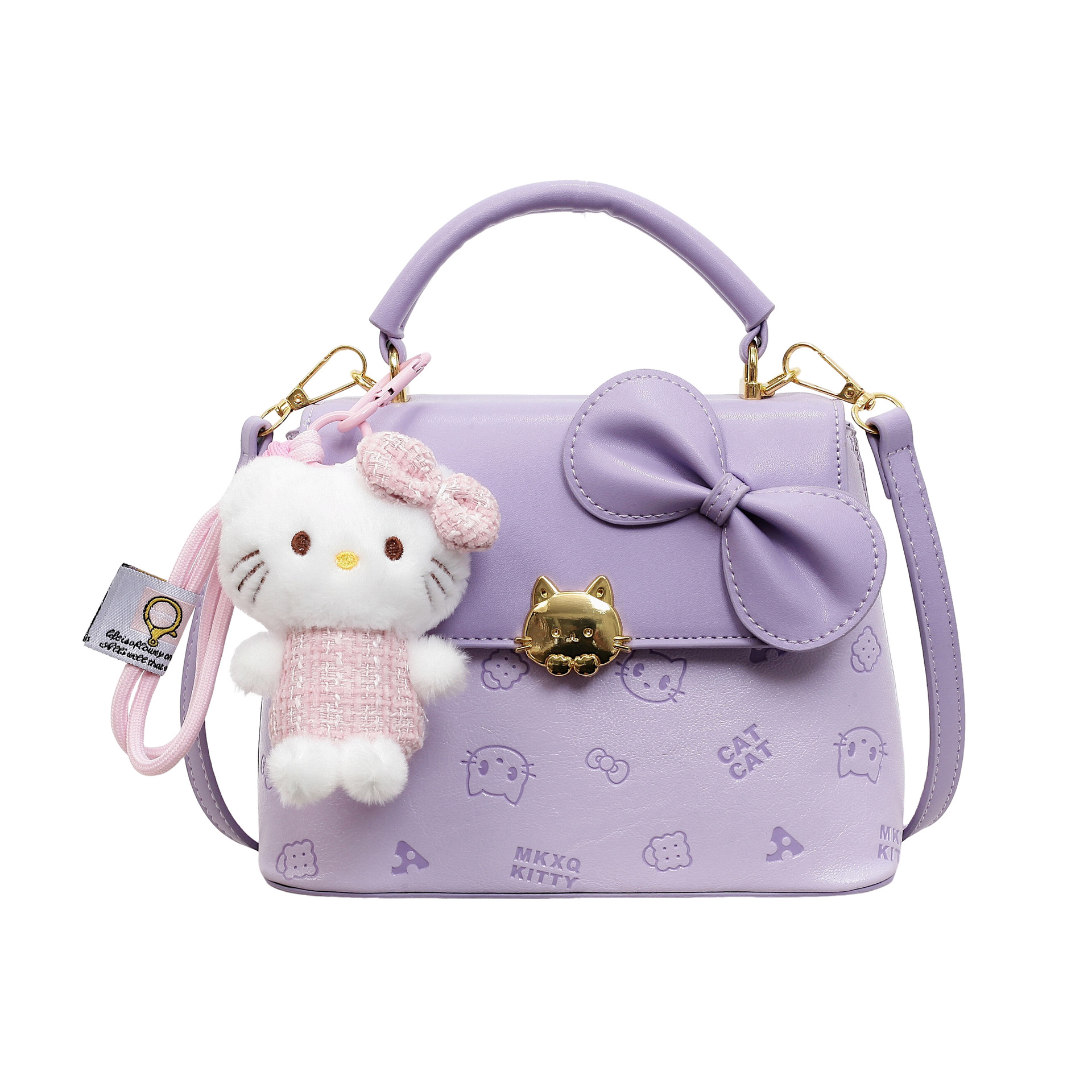 Bolso de hombro de moda coreana de mujeres dibujos animados lindos colgantes de impresión bolso de mano bolso de mano dulce fresco bolso pequeño image 9