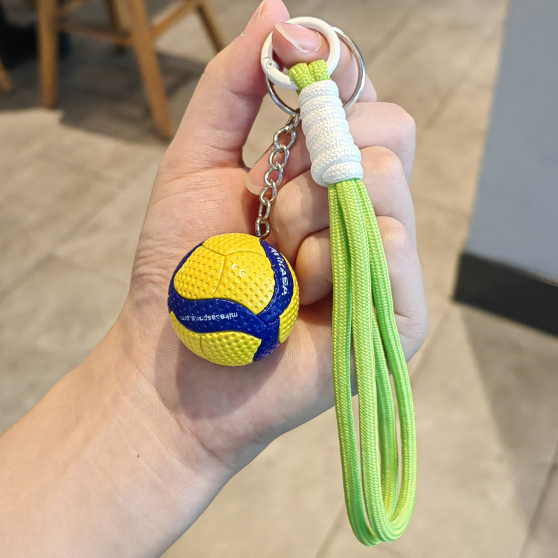 Volleyball Keychain Pendant Sports Men's and Women's Backpack Decoration Pendant Gift Exquisite Pendant Commemorative Small Gift Volleyball Keychain Pendant Sports Men's and Women's Backpack Decoration Pendant Gift Exquisite Pendant Commemorative Small Gift