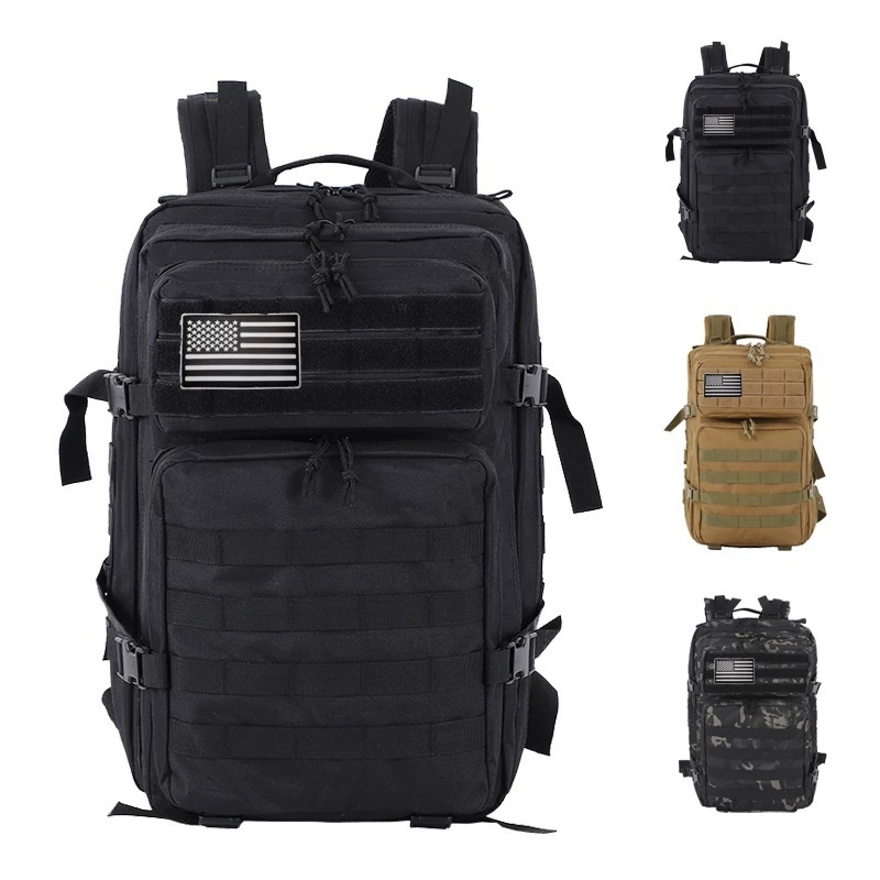 Tactical 3P Backpack Casual Travel Sports Large Capacity Outdoor Tactical Backpack Men's Camping Camouflage Mountaineering Bag