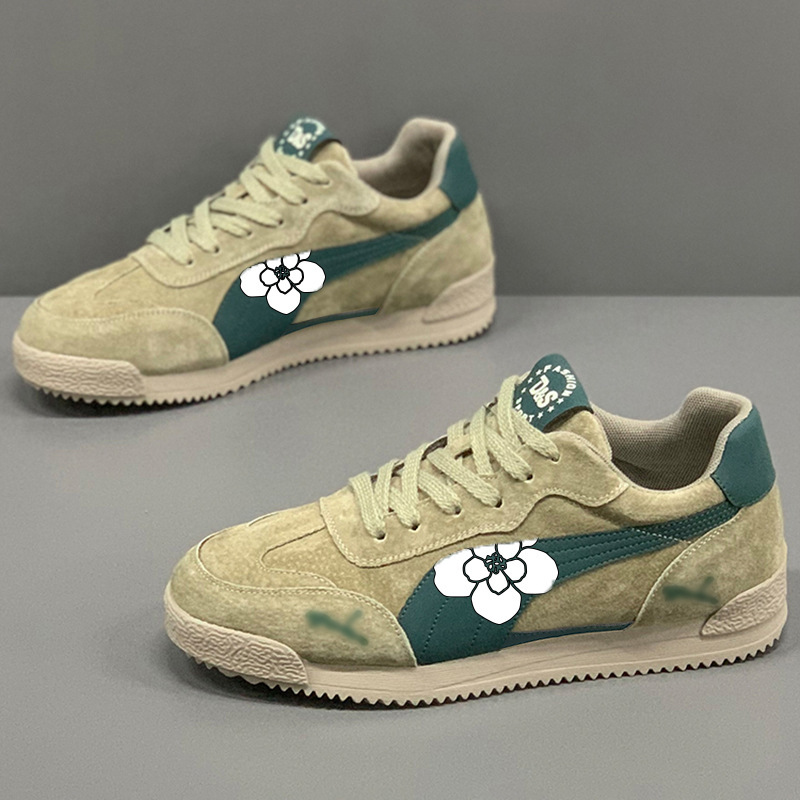 2025 Summer Trendy Brand Light Luxury Breathable Fabric Low-Top Comfortable Sneakers Fashion Casual Retro Versatile Men's Shoes