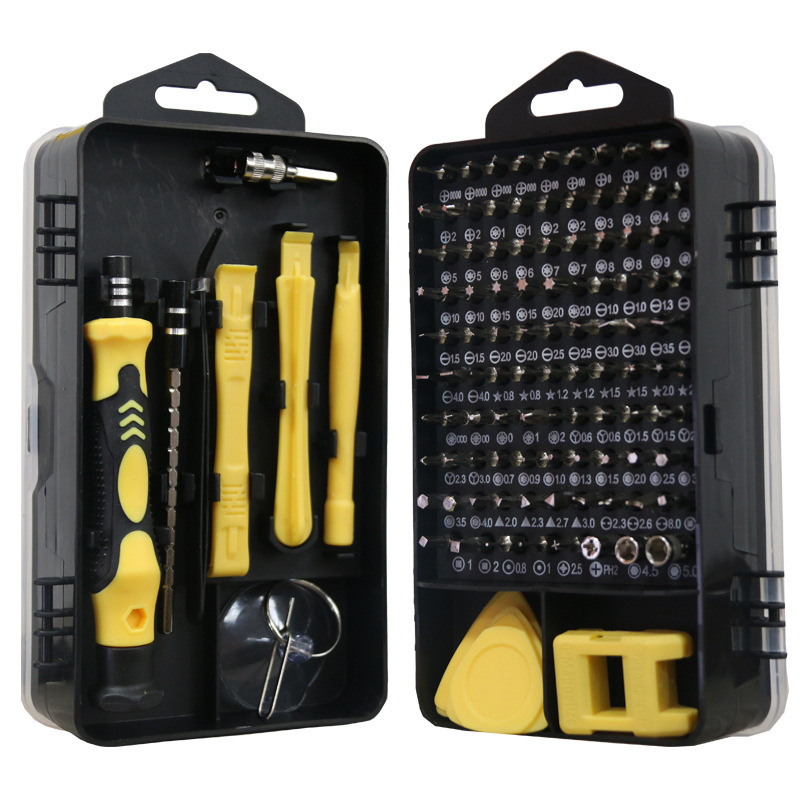 115-in-1 드라이버 세트 노란색(매우 저렴한 가격)