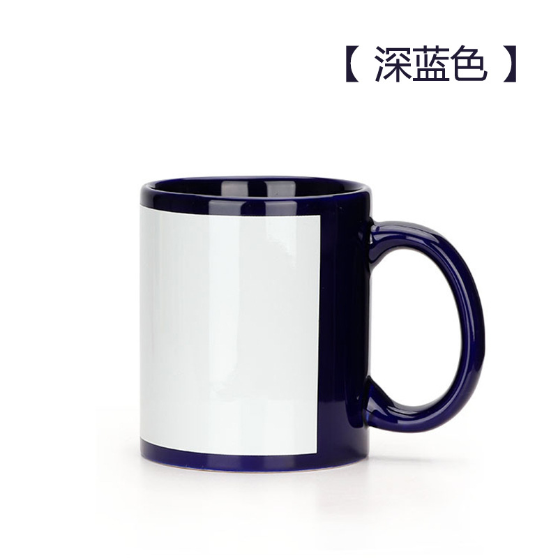 Taza cerámica luminosa al por mayor, transferencia térmica, cambia color