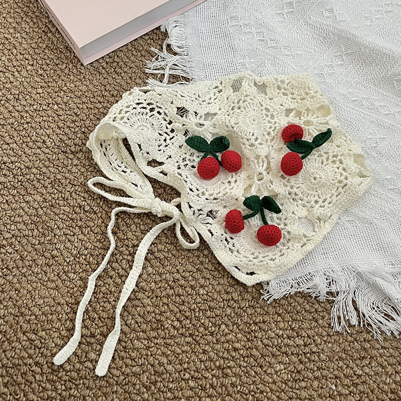 Dulce ins toallas triangulares francesas vino retro rojo cóncavo forma de toallas triangulares japonesas hechas a mano toallas de gancho