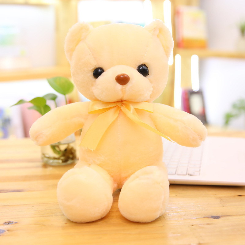 Muñeca de oso de agarre de 8 pulgadas, lanzamiento de boda, muñeca de peluche de oso de diez colores, muñeca de peluche de regalo