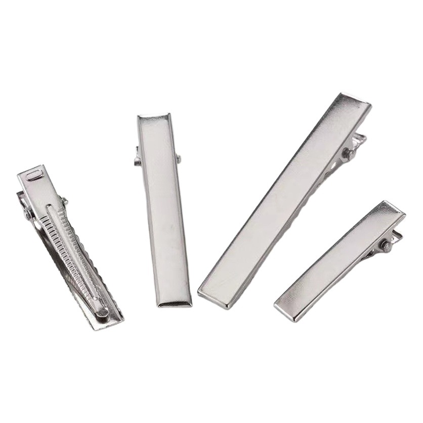 Thickened Duckbill Clip Diy Hairpin Material Wholesale Hair Accessories Side Clip Plain Clip Hairpin Square Clip Duckbill Clip Headwear