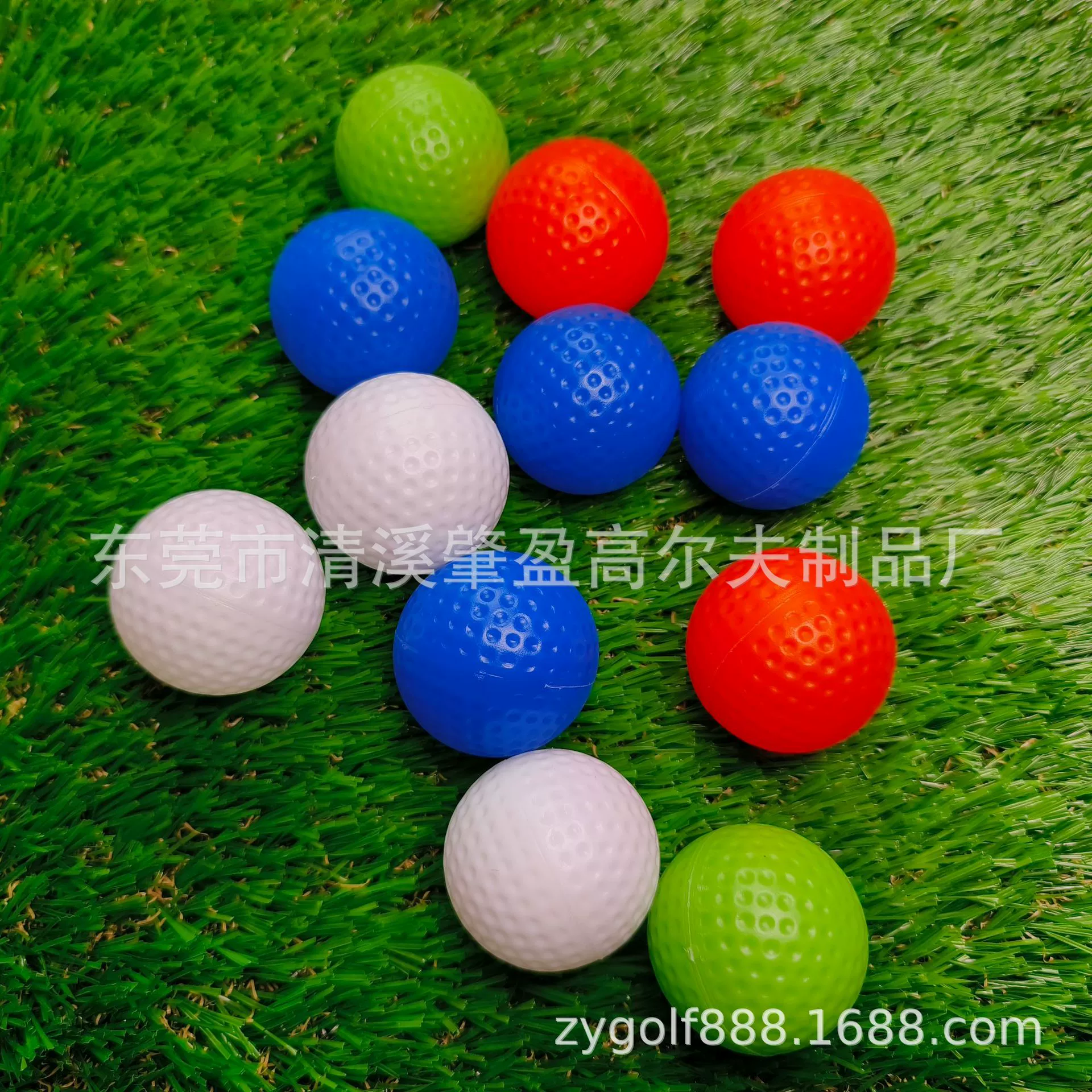 Supply indoor golf hollow practice balls indoor and outdoor practice ball children's toy ball 42mm