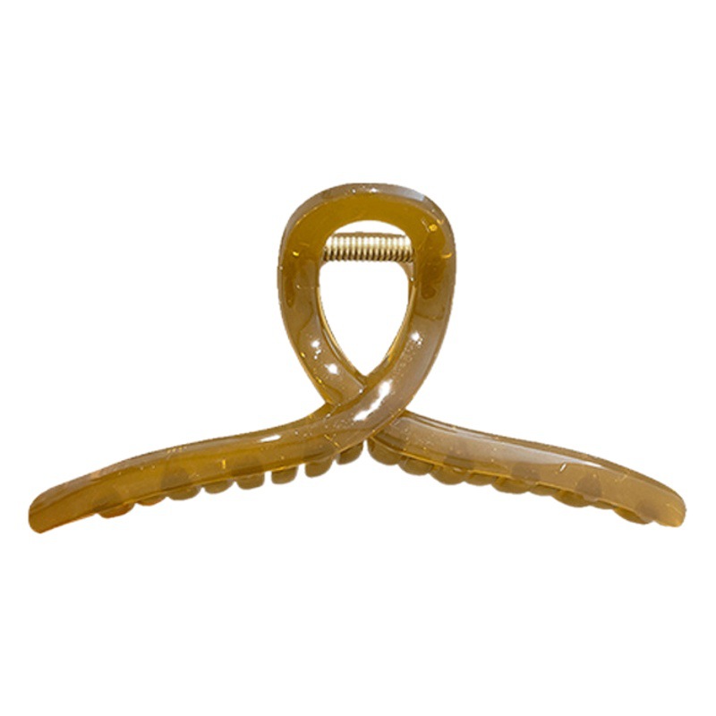 Pinza de pelo grande para el verano, modelo nuevo de celebridad de internet 2025, accesorio para el cabello con forma de tiburón extragrande.