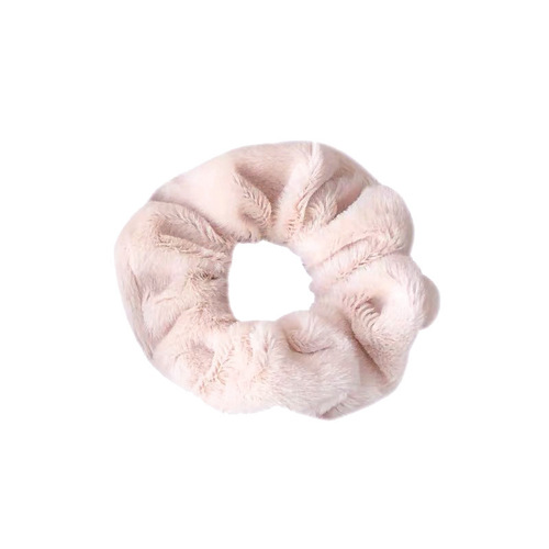 Winter large and versatile imitation rabbit hair rope warm headband women's plush hair ring internet celebrity large intestine ring ins hair accessory