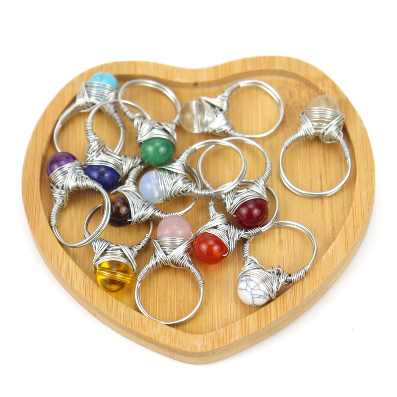 4g Weight Rings Classification One Size Ring Size 1 Piece Quantity Daily Occasion Agate Material Geometric Pattern Women'S Gender Plating Design Retro Style Retro Geometric Agate Plating Rings 1 Piece 2