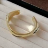 Golden square bracelet