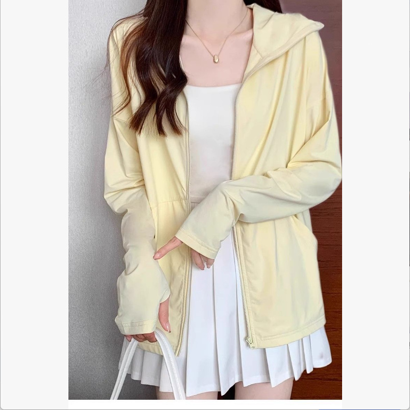 Chaqueta de Protección Solar para Mujer de Poliéster, Transpirable, para Actividades al Aire Libre image 3