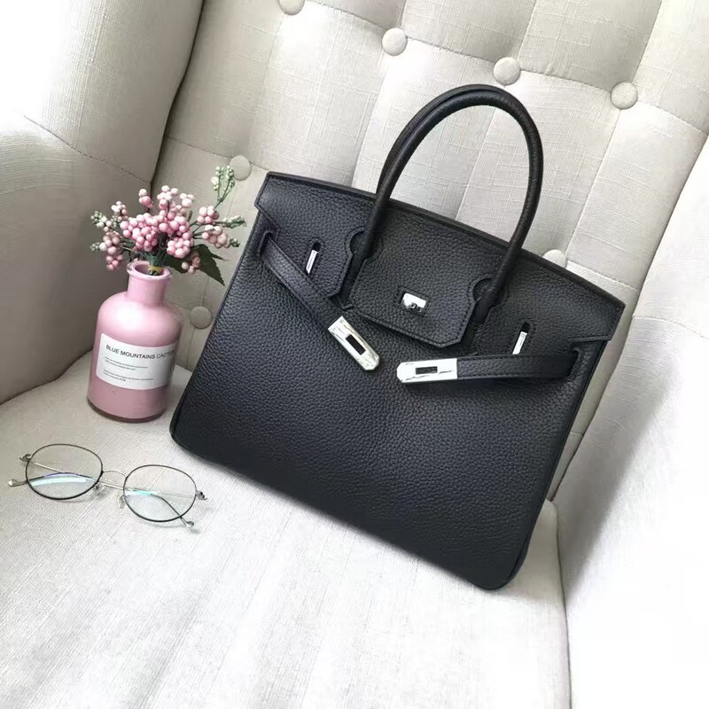 跨境货源H家铂金包荔枝纹女包TOGO牛皮手提单肩斜挎女包一件代发|undefined