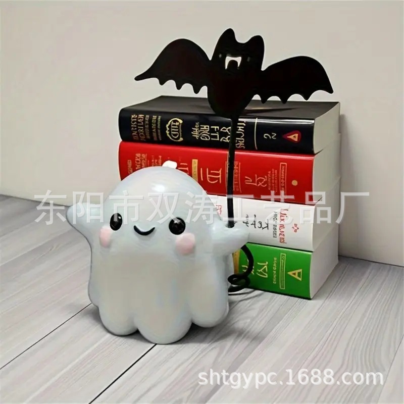 国境を越えた新しいハロウィン中指かわいいゴーストハロウィン愛ゴーストオーナメント|undefined