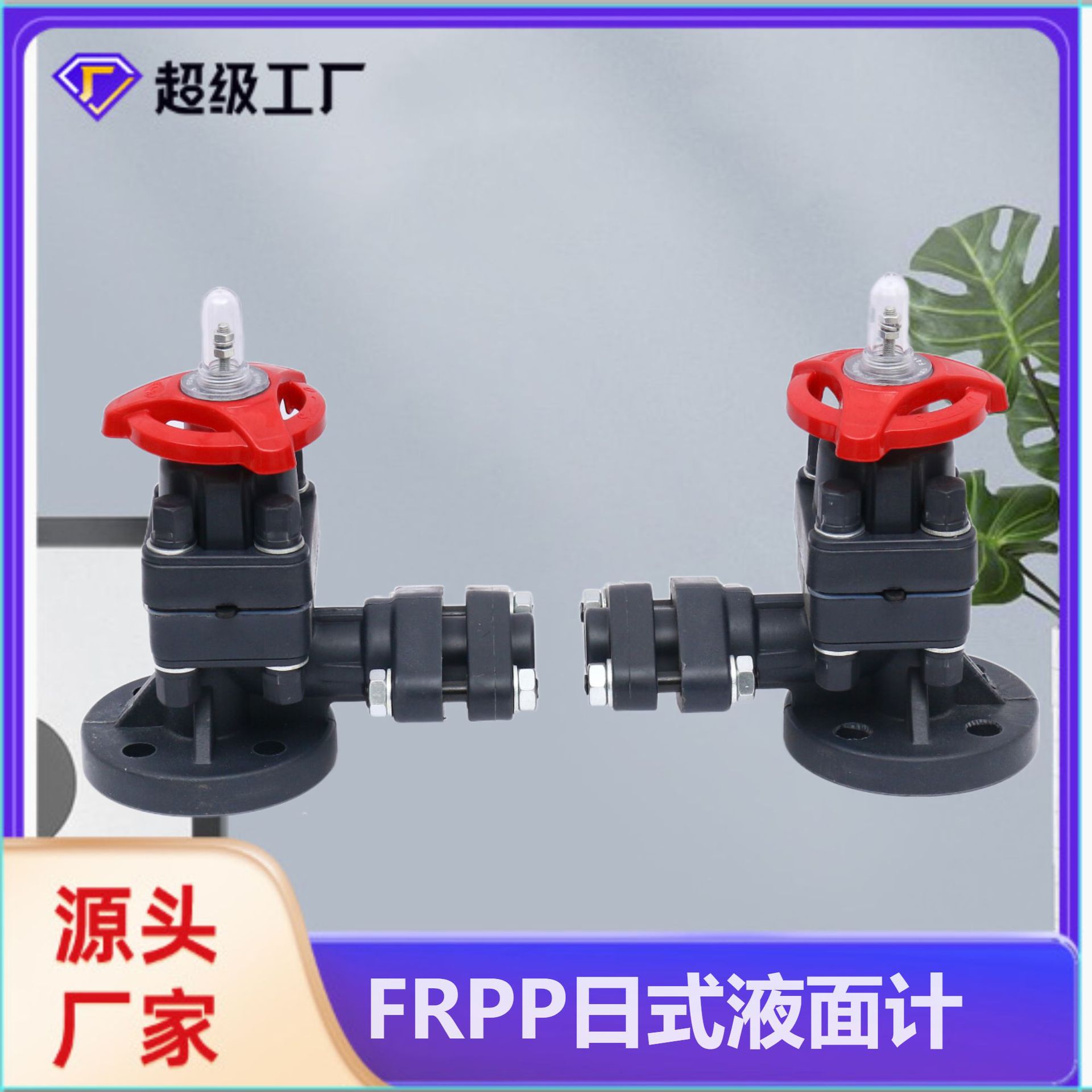 博业BLSJ厂家现货批发FRPP液位计拷克  化工阀门  FRPP日式液面计