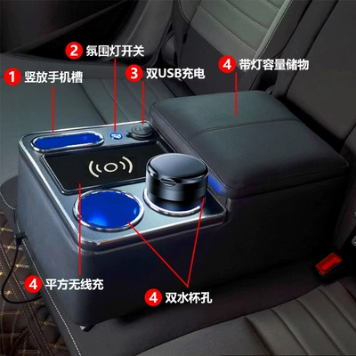 Armrest box Truck and Sedan Second-Row Armrest