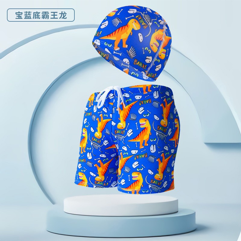 Bañador de natación para niños traje de baño lindo dibujos animados boxeador bañador impreso pantalones de playa para adolescentes y niños al por mayor