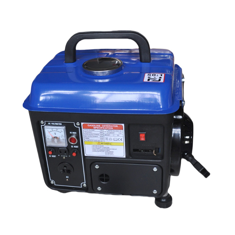 新款650W汽油发电机220v欧规110V美规家用户外小型750W1000W跨境