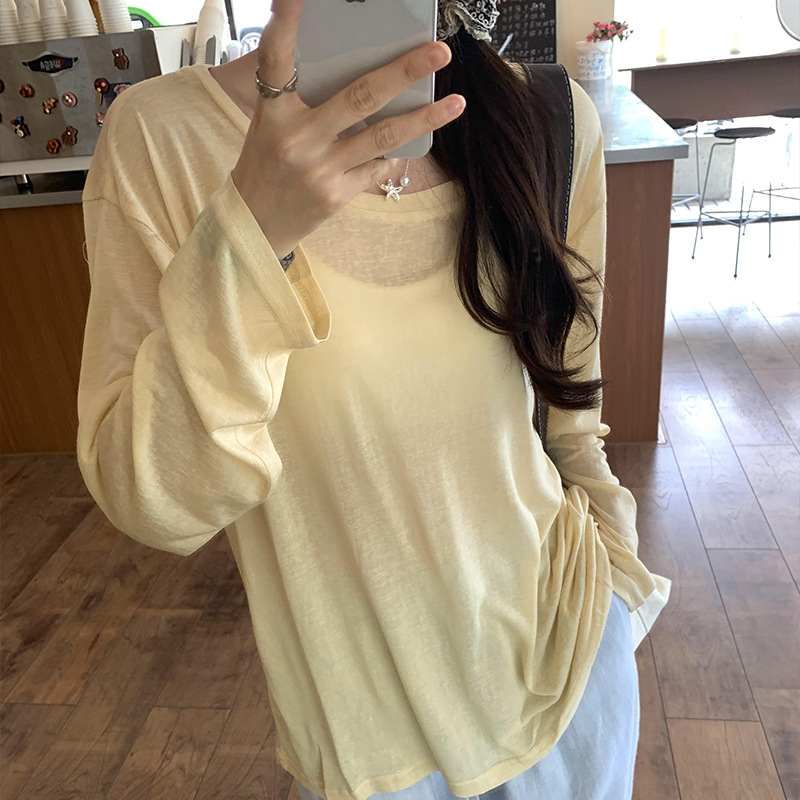 노란색