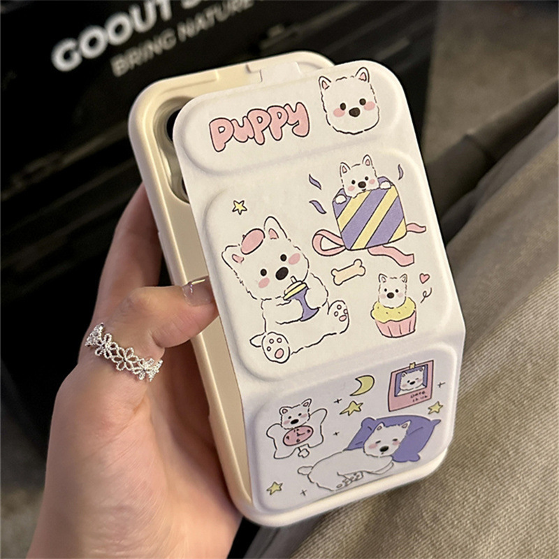 Niche Daily West Heights for Apple 16promax Mobile Phone Case 13 New iphone14 Folding Stand 12