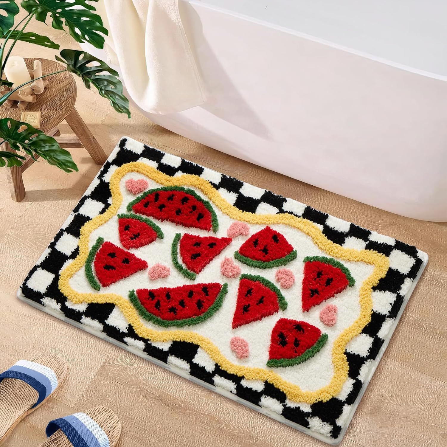 Amazon Imitation Cashmere Plush Christmas Holiday Carpet for Home and Bathroom, Cute Autumn Pumpkin Car Floor Mat, Dropshipping