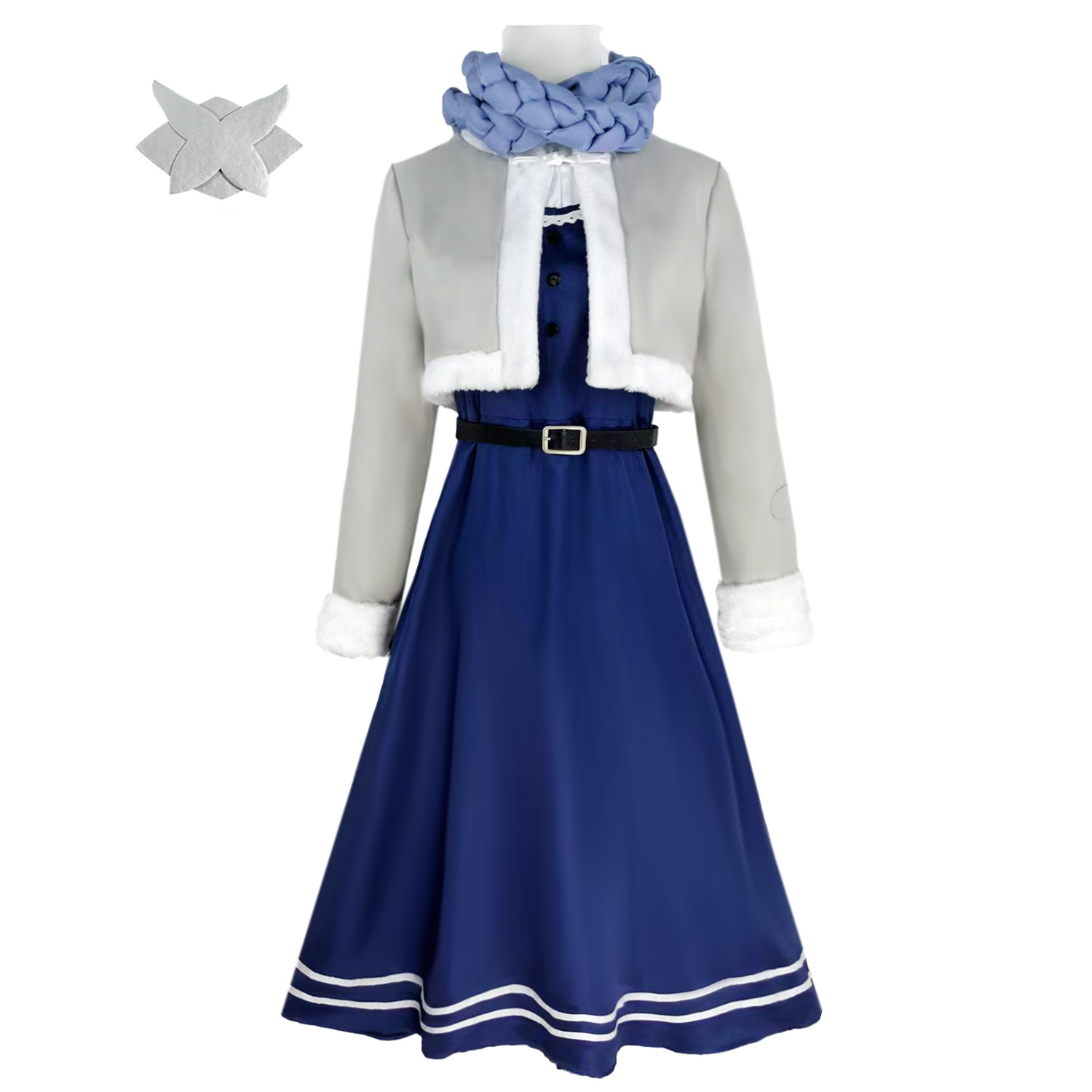 葬送的芙莉莲cos服装 菲伦cosplay冬装全套 芙莉莲连衣裙大衣冬服