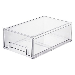 Refrigerator drawer storage partition board storage box vegetable and fruit household kitchen crisper transparent organizing storage