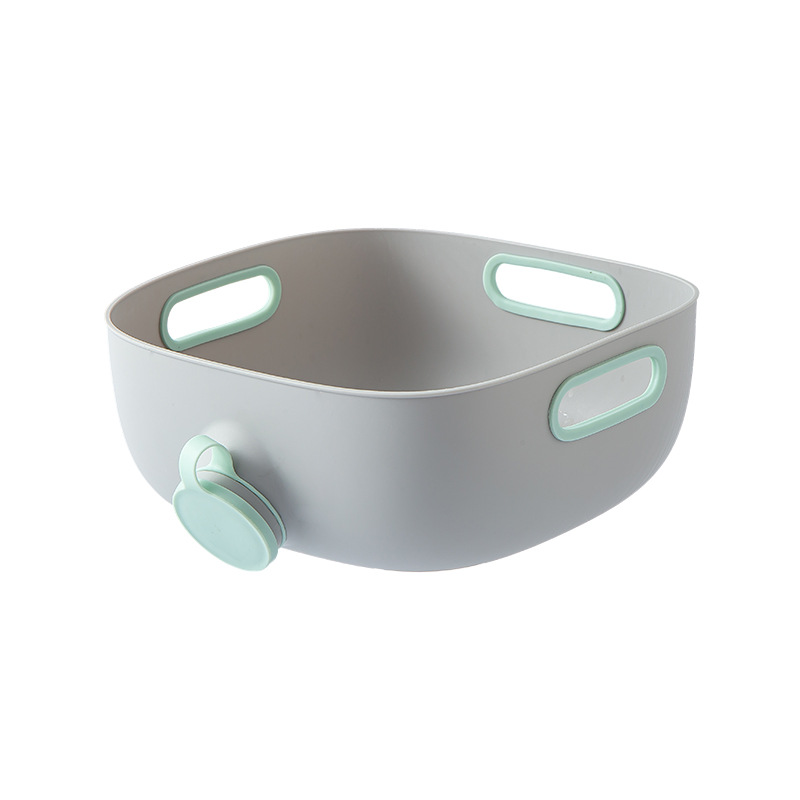 Cesta de drenaje multifuncional para cocina, colador de verduras y frutas, diseño plegable creativo