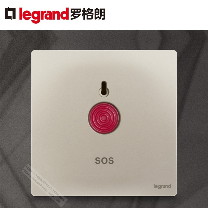 Legrand/罗格朗 未莱系列 呼叫开关（粉铂金）F8/32BJ-C2