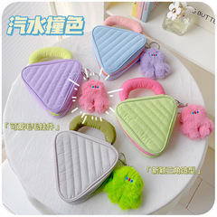 隨身化妝包高顏值女便攜ins風口紅小眾旅行簡約高級迷你小收納袋