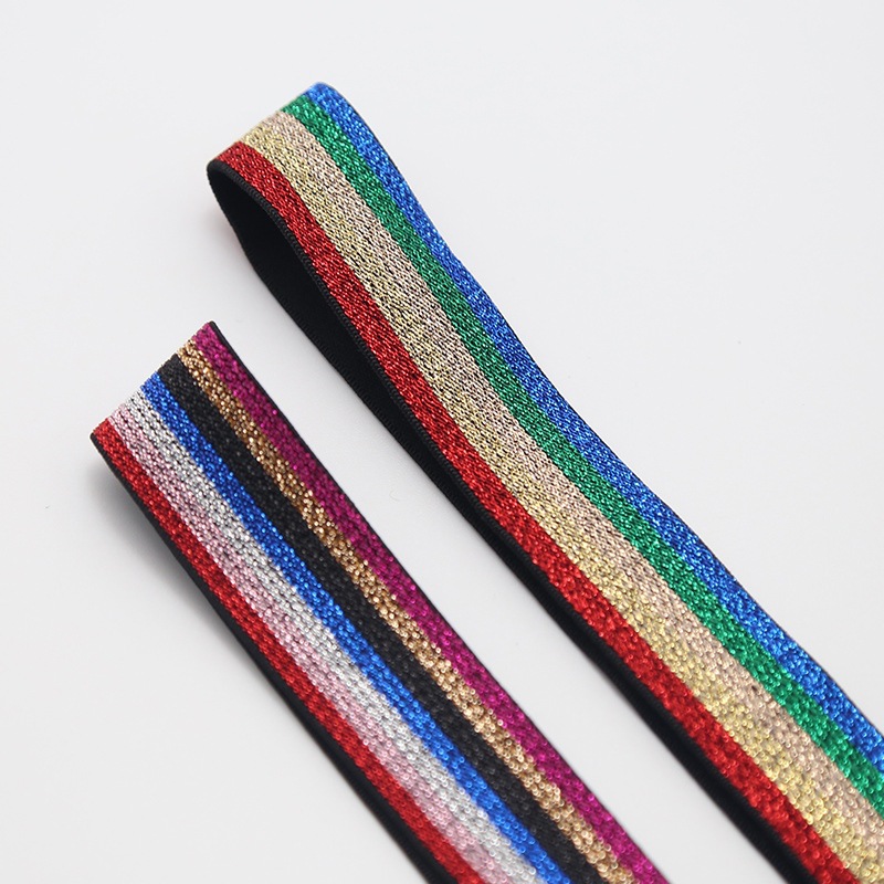 宽2.5厘米松紧带宽弹力裤子橡筋带宽橡皮筋橡筋裤腰带多色丝