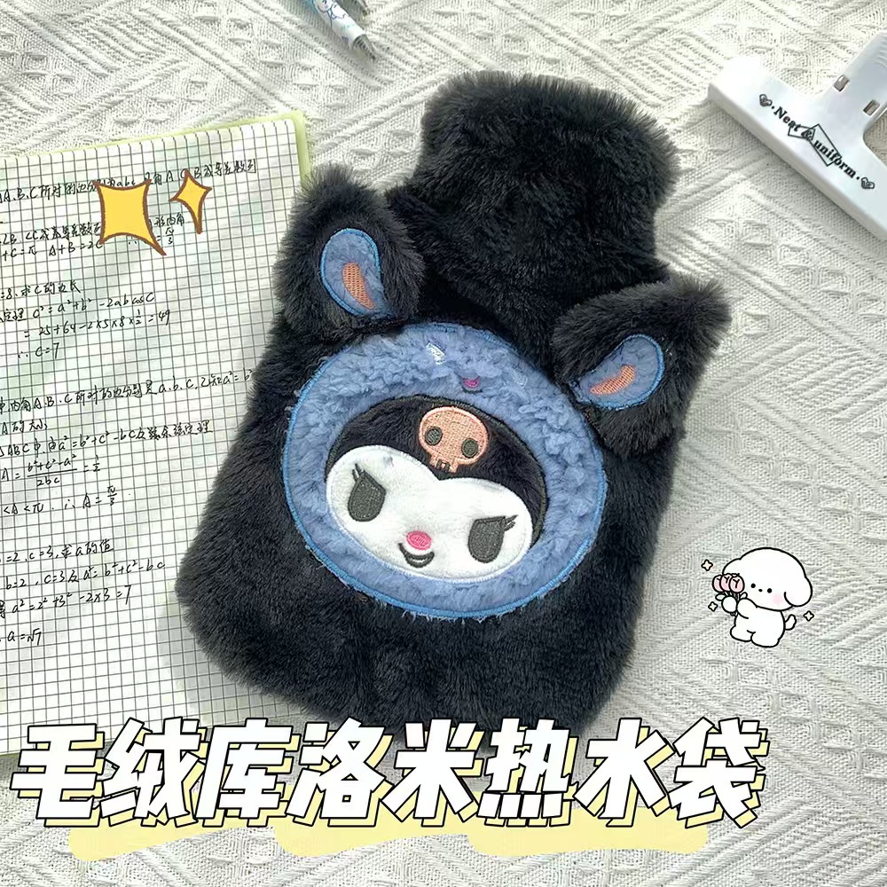 보송한 캐릭터 커버 물주입식 보온 물주머니 1000ml