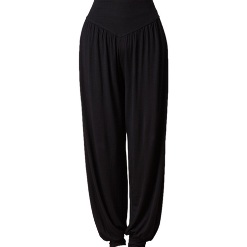 Factory Wholesale Modal Dance Lantern Pants High-Waist Modern Dance Practice Pants Adult Square Dance Pants Tai Chi Pants