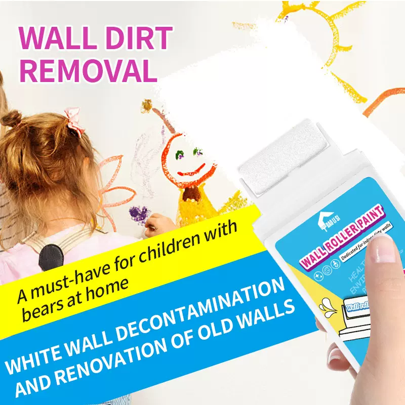 英文彩色可可漆 宝利思墙面水性小滚刷漆涂鸦内墙翻新乳胶涂料