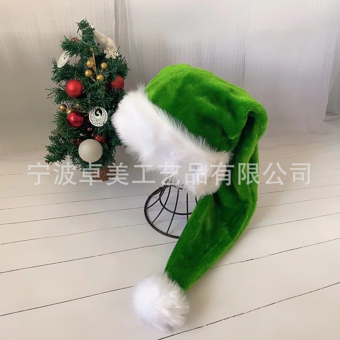 녹색 크리스마스 모자 75cm