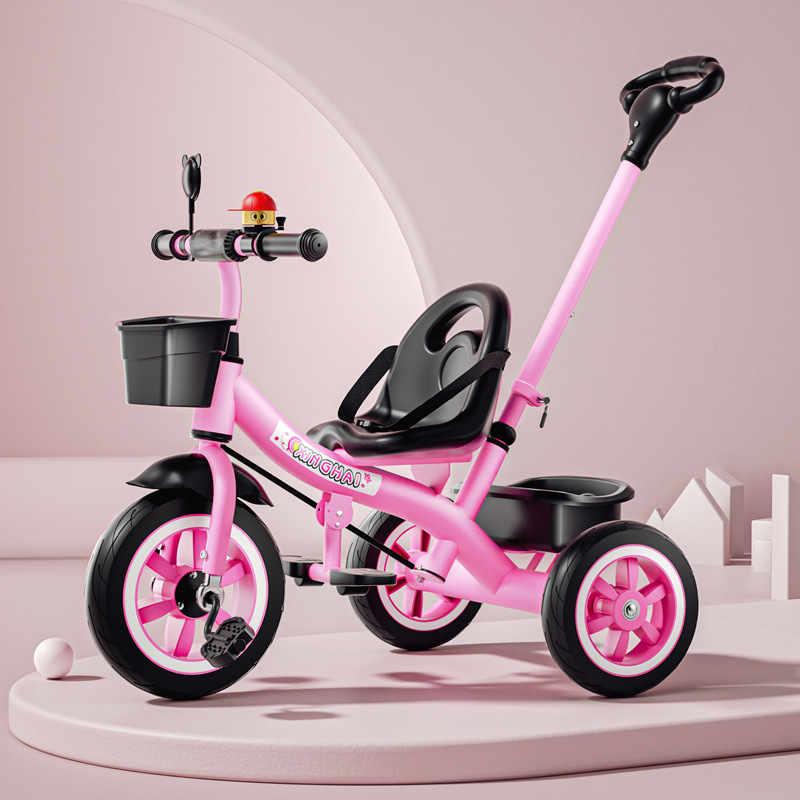 Triciclo infantil 1 - 3 - 2 - 6 años de edad, carro de bebé grande, bicicleta, carro de jardín de infantes image 28