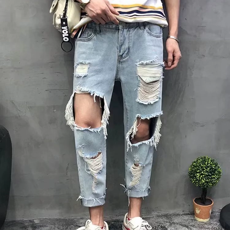 Spring retro jeans, trousers, American style