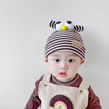 婴儿帽子春秋男女宝宝胎帽可爱婴幼儿套头护卤门帽新生儿护耳