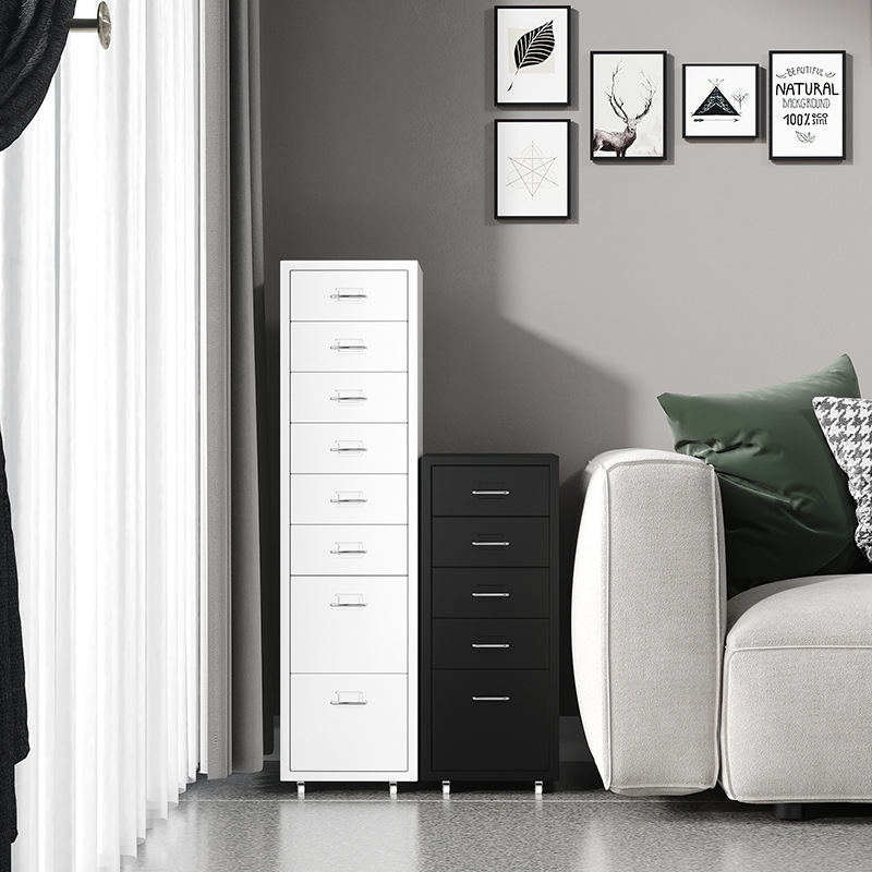 抽屉式海尔默多层收纳柜客厅卧室夹缝带轮子储物柜家用跨境外贸款