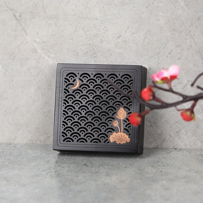 Новый Hule КИТАЙСКИЙ ручной работы домашняя спальня черное дерево катушка благовония автомобиль благовония коробка благовоний украшения прилив оптом