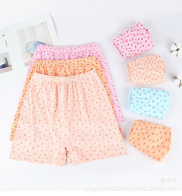 Нижнее белье старой леди, хлопковые свободные боксеры с высокой талией для женщин среднего и пожилого возраста, Короткие хлопковые шорты для матери