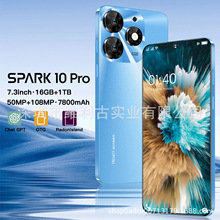 新款跨境Spark 10 Pro安卓4G手机3+64GB智能侧指纹解锁厂家代发机