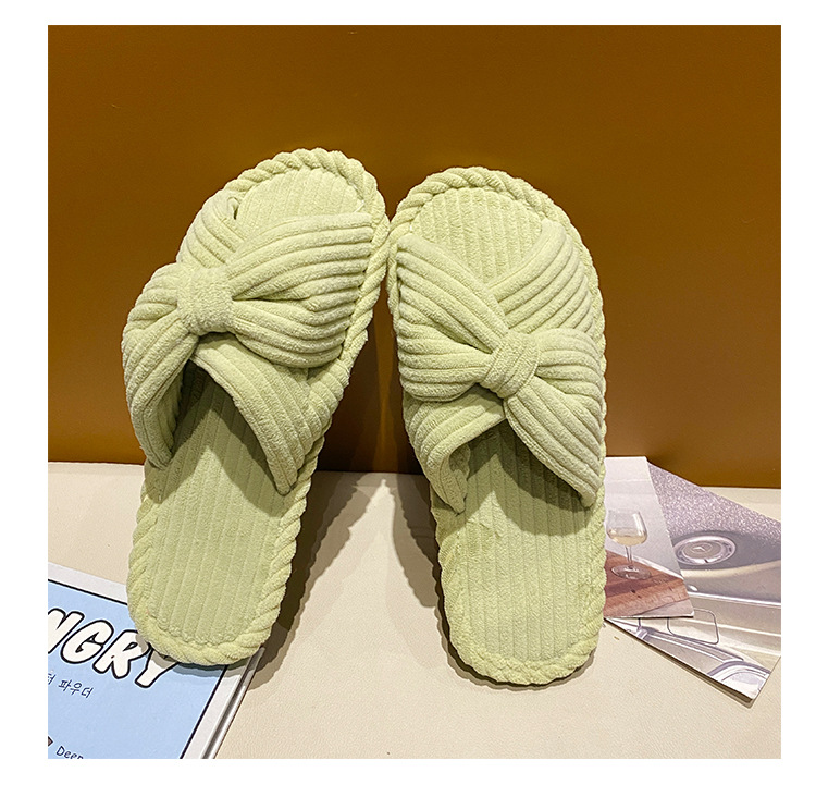 Kadın Thongs Dış Mekan Kumaş Kauçuk Şok Emici Slaytlar_voghion.com