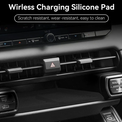Toyota Rav4 26 modelləri üçün simsiz şarj silikon sürüşməyən mat, interyer qoruyucu