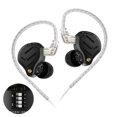 KZ-Pisces/魚座 ダブルダイナミックユニット、調整可能なトーンスイッチ、ハーマンカーブの音響